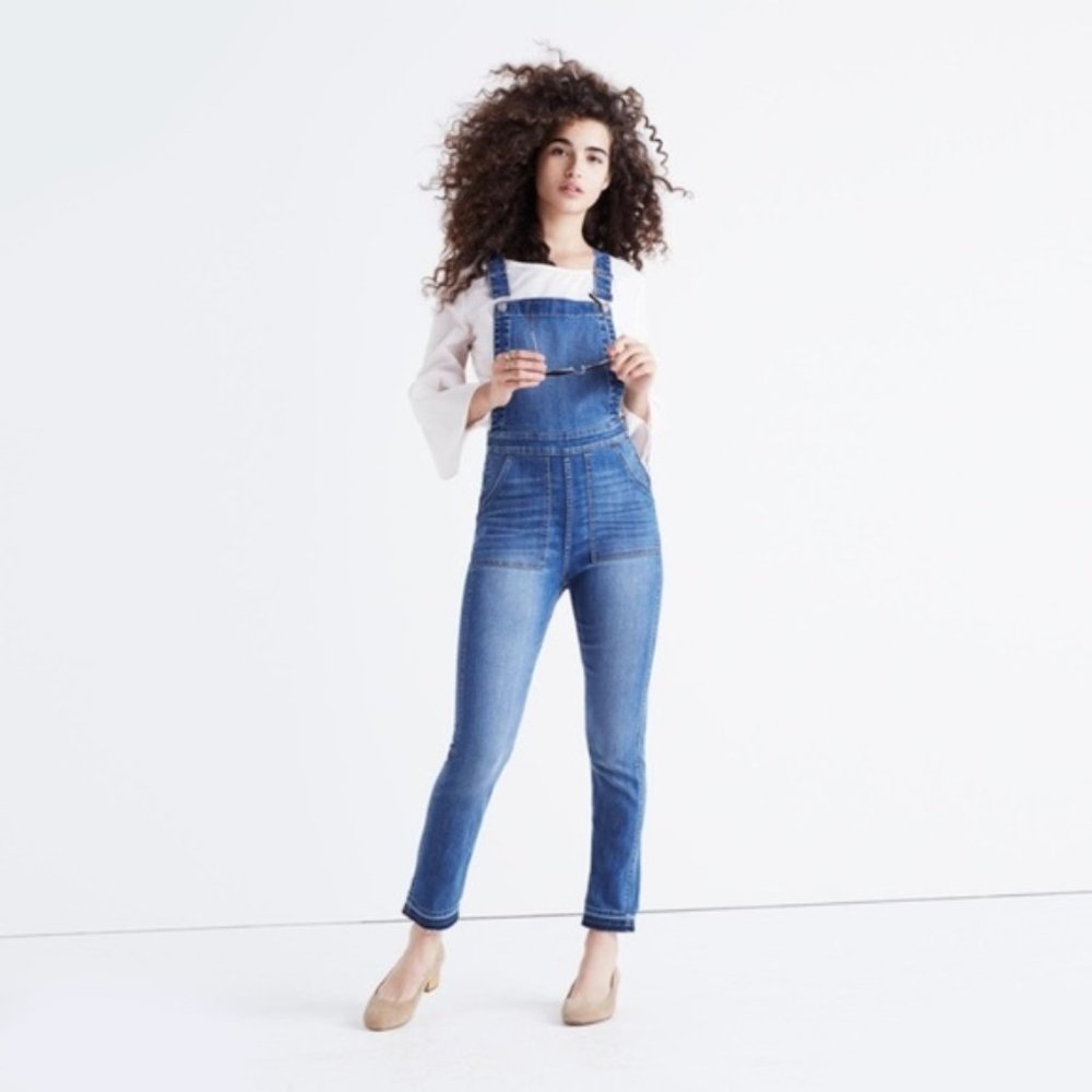 Madewell Skinny Overalls with Drop Hem